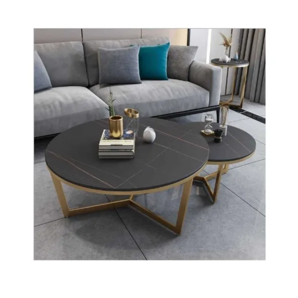 Arte Marble Araras Sahara Noir Orta Sehpa