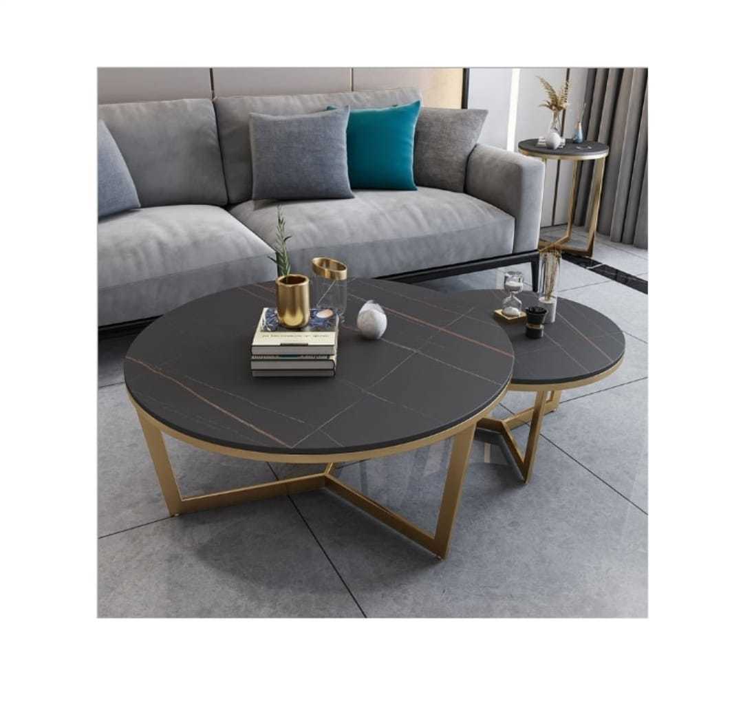 Arte Marble Araras Sahara Noir Orta Sehpa