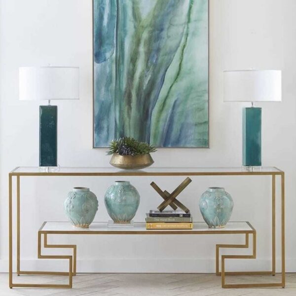 Arte Marble Leme Cam Raflı Vitrin