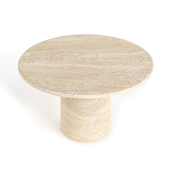 Arte Marble Aracruz Traverten Orta Sehpa