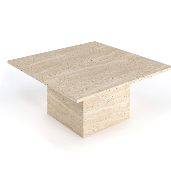 Arte Marble Itaborai Traverten Orta Sehpa