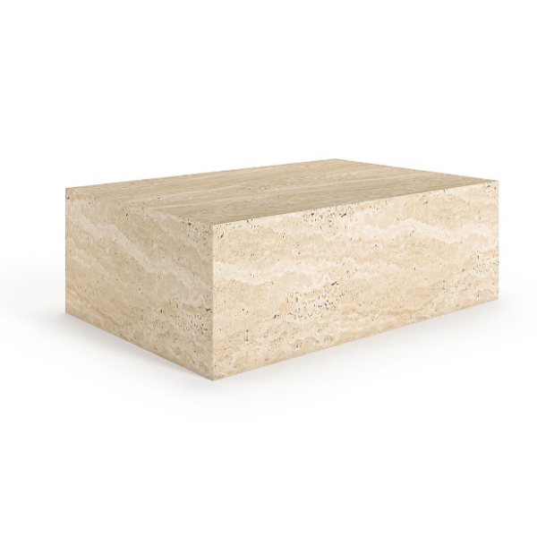 Arte Marble Mangaratiba Traverten Orta Sehpa
