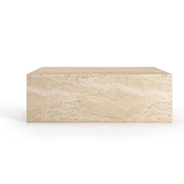 Arte Marble Mangaratiba Traverten Orta Sehpa