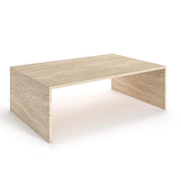 Arte Marble Ilheus Traverten Orta Sehpa