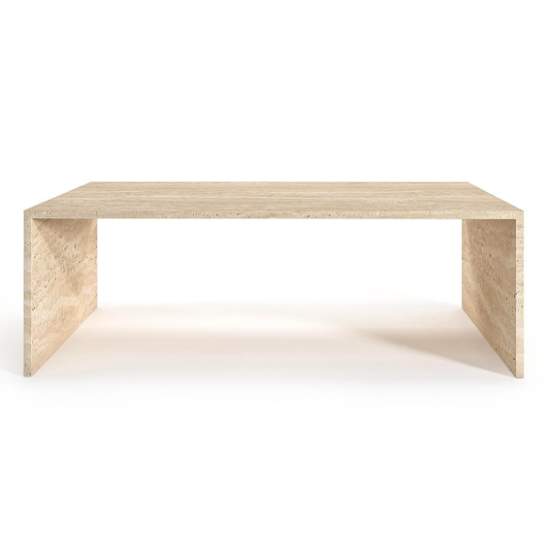 Arte Marble Ilheus Traverten Orta Sehpa