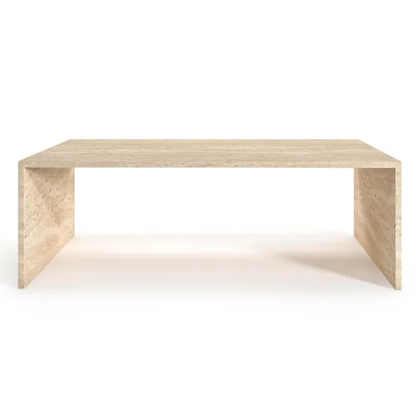 Arte Marble Ilheus Traverten Orta Sehpa