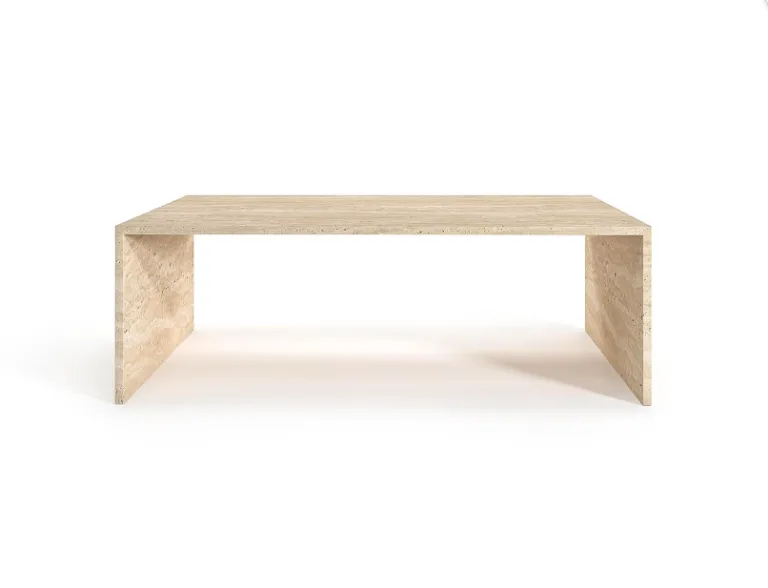 Arte Marble Ilheus Traverten Orta Sehpa