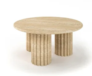 Arte Marble Jequie Traverten Orta Sehpa