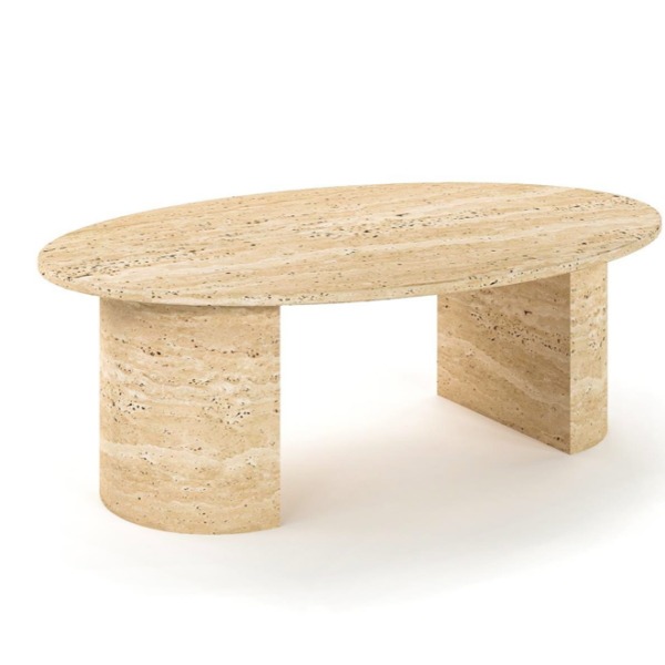 Arte Marble Guanambi Traverten Orta Sehpa