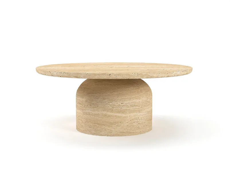 Arte Marble Caruaru Traverten Orta Sehpa