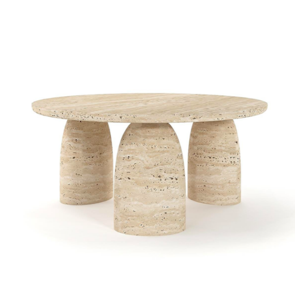 Arte Marble Igarassu Traverten Orta Sehpa