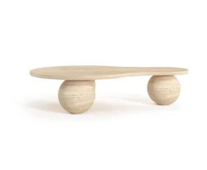 Arte Marble Ipojuca Traverten Orta Sehpa