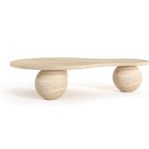 Arte Marble Ipojuca Traverten Orta Sehpa