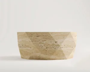 Arte Marble Umuarama Traverten Orta Sehpa