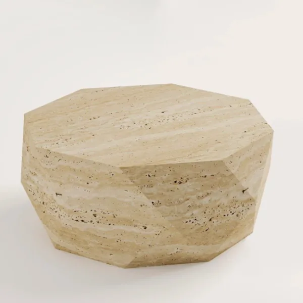 Arte Marble Umuarama Traverten Orta Sehpa