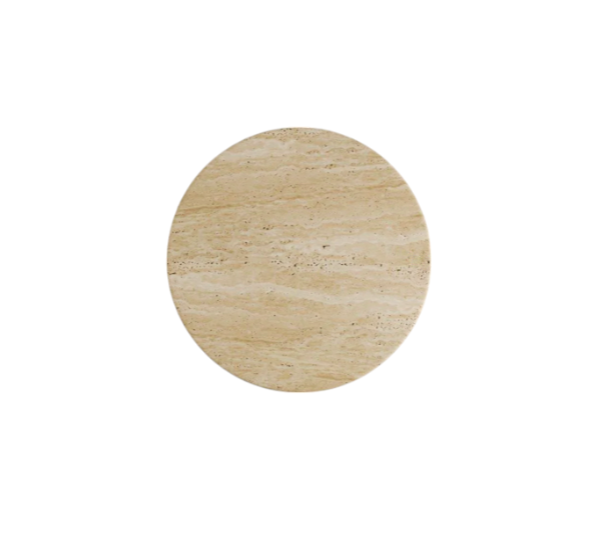 Arte Marble Bombinhas Traverten Orta Sehpa