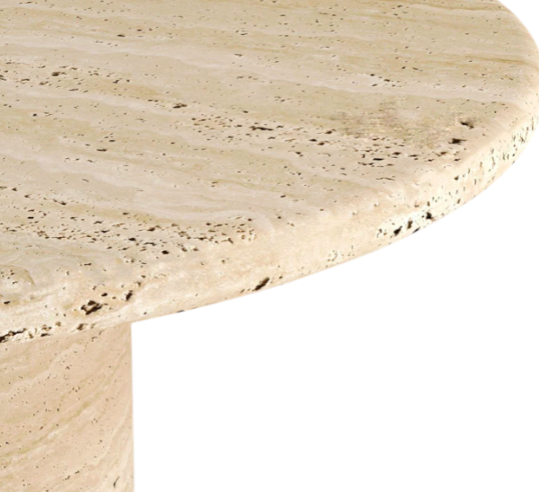 Arte Marble Bombinhas Traverten Orta Sehpa