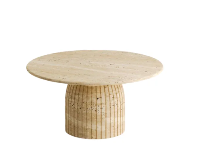 Arte Marble Penha Traverten Orta Sehpa