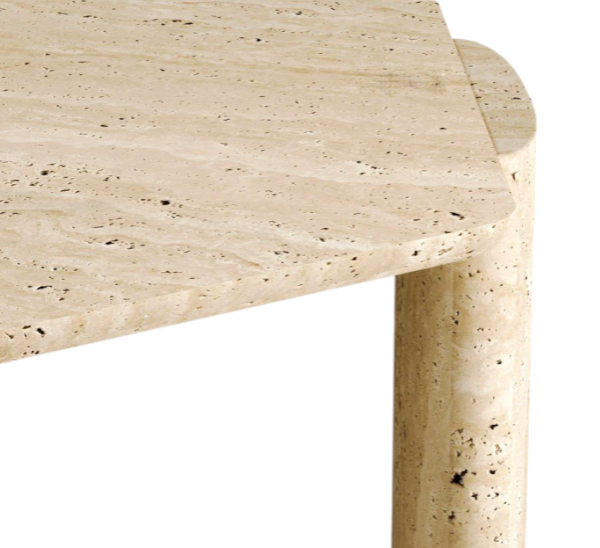 Arte Marble Navegantes Traverten Orta Sehpa