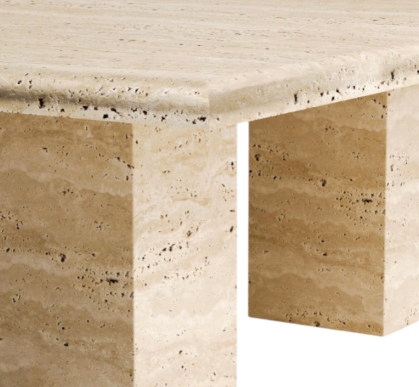 Arte Marble Arapiraca Traverten Orta Sehpa