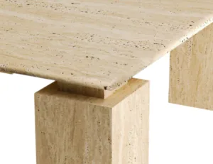 Arte Marble Murici Traverten Orta Sehpa