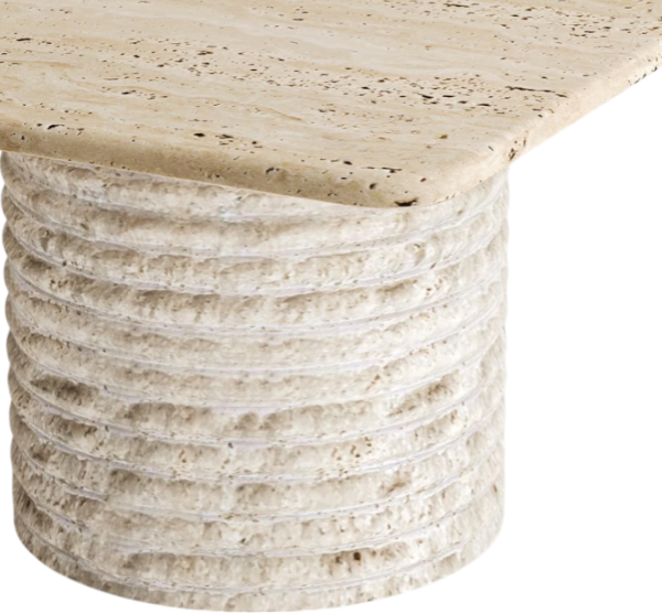 Arte Marble Atalaia Traverten Orta Sehpa