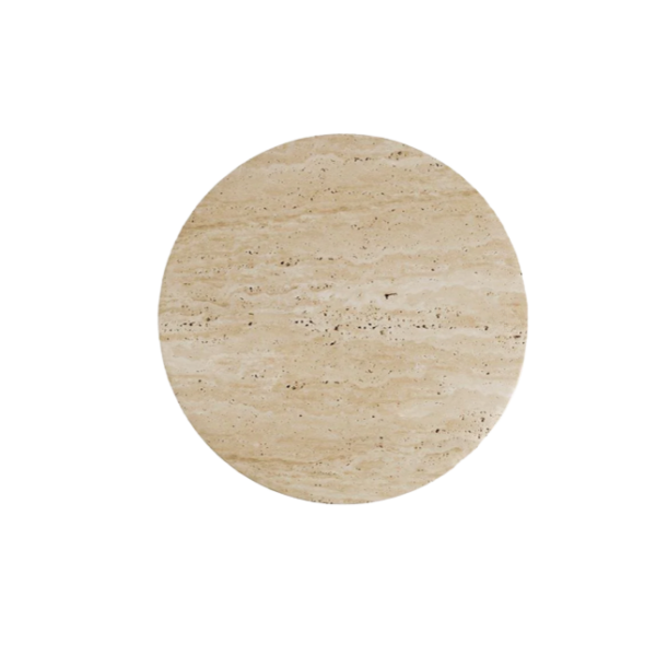 Arte Marble Palmeira Traverten Orta Sehpa