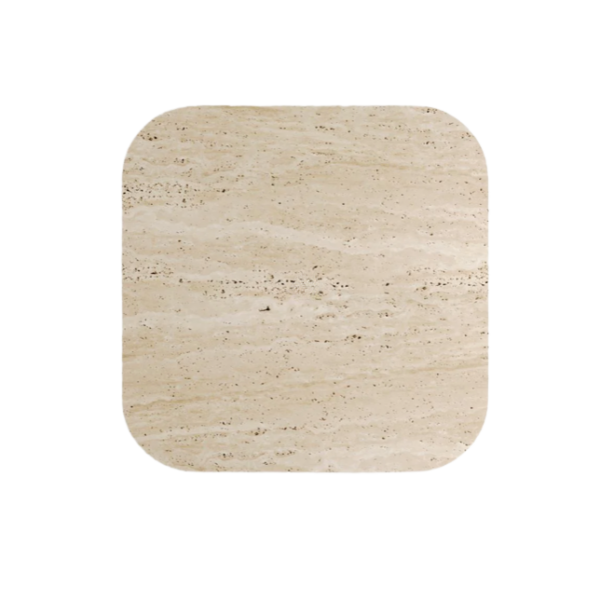 Arte Marble Estancia Traverten Orta Sehpa