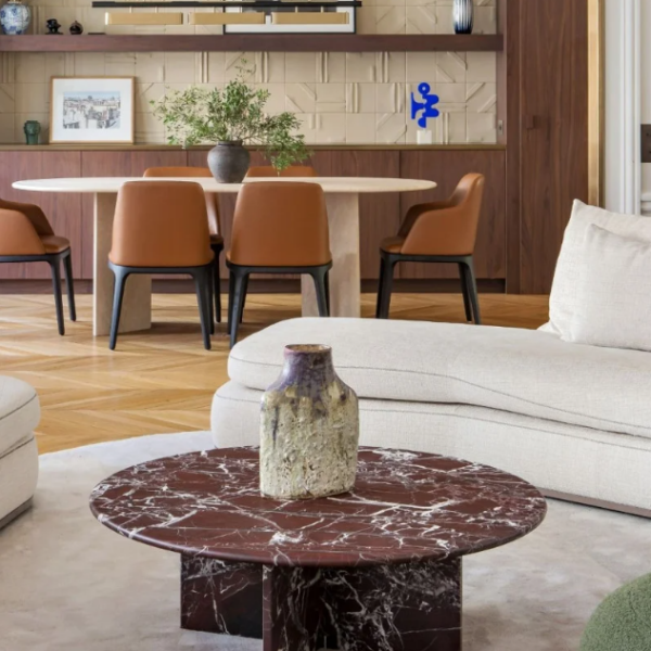 Arte Marble Votuporanga Elazığ Vişne Mermer Orta Sehpa