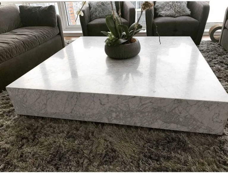 Arte Marble Guaruja Carrara Blok Orta Sehpa