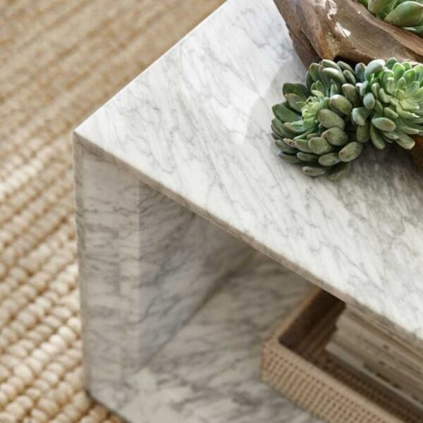 Arte Marble Piracicaba Carrara Blok Orta Sehpa