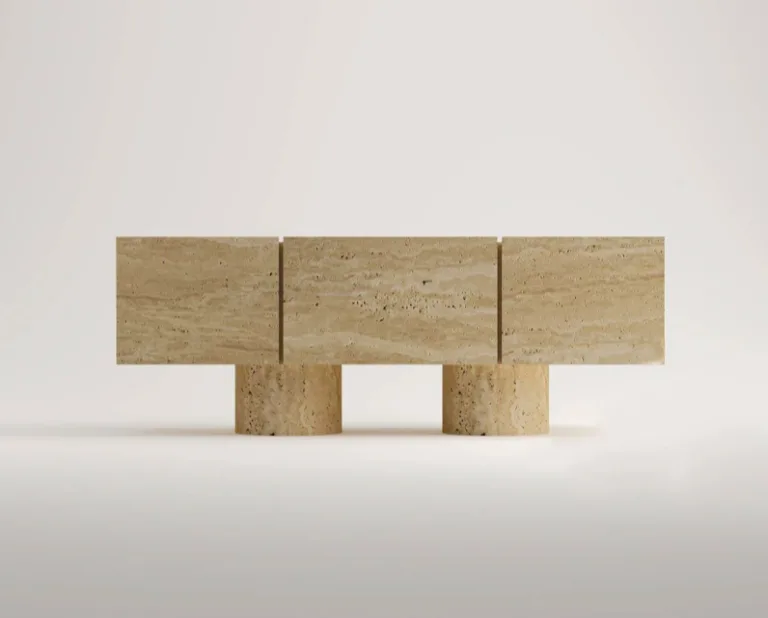 Arte Marble Corupa Traverten TV Ünitesi