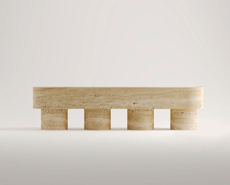 Arte Marble Garopaba Traverten TV Ünitesi