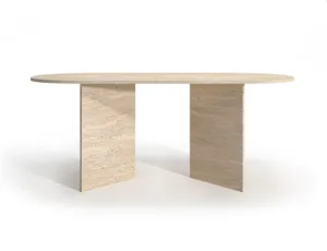 Arte Marble Criciuma Traverten Yemek Masası