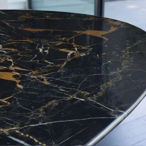 Arte Marble Olinda Portoro Gold Mermer Tulip Masa