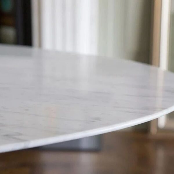Arte Marble Paraty Carrara Mermer Tulip Masa