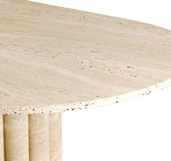Arte Marble Urubici Traverten Yemek Masası