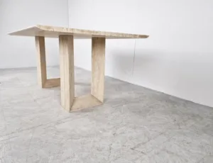 Arte Marble Concordia Traverten Yemek Masası