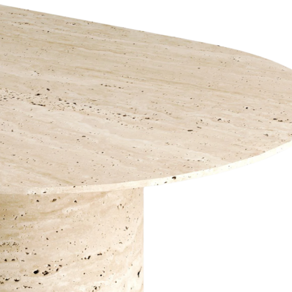 Arte Marble Mafra Traverten Yemek Masası