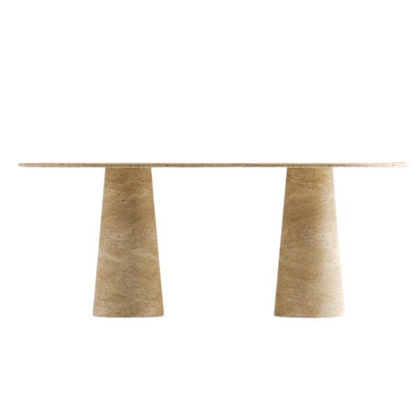 Arte Marble Torres Traverten Yemek Masası