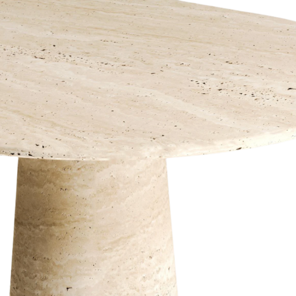 Arte Marble Torres Traverten Yemek Masası
