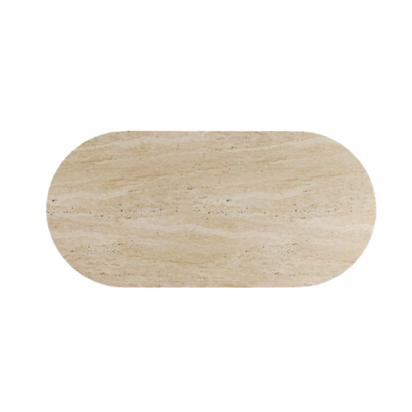 Arte Marble Pelotas Traverten Yemek Masası