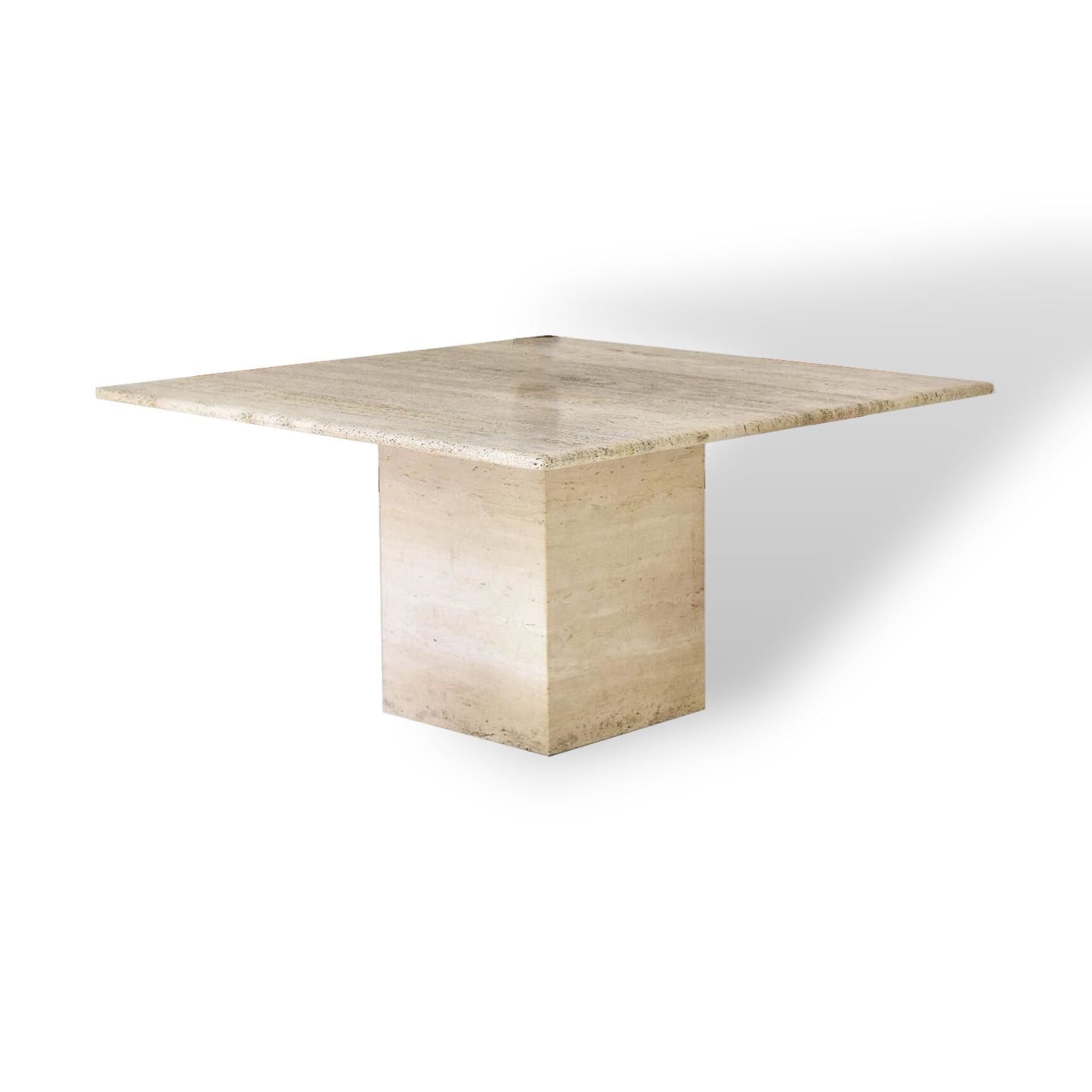 Arte Marble Erechim Traverten Yuvarlak Yemek Masası