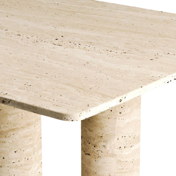 Arte Marble Lajeado Traverten Yemek Masası