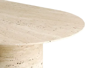 Arte Marble Estrela Traverten Yemek Masası