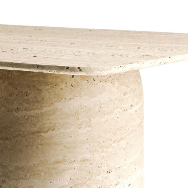 Arte Marble Garibaldi Traverten Yemek Masası