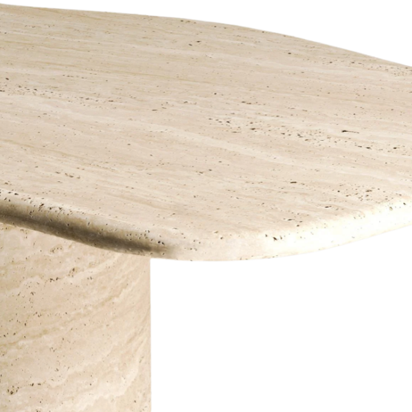 Arte Marble Vacaria Traverten Yemek Masası