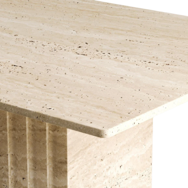 Arte Marble Carazinho Traverten Yemek Masası