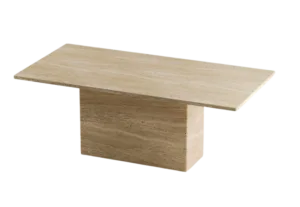 Arte Marble Viamao Traverten Yemek Masası