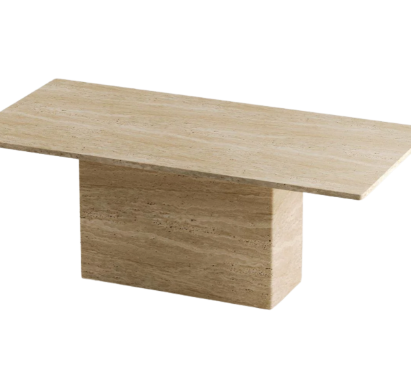 Arte Marble Viamao Traverten Yemek Masası